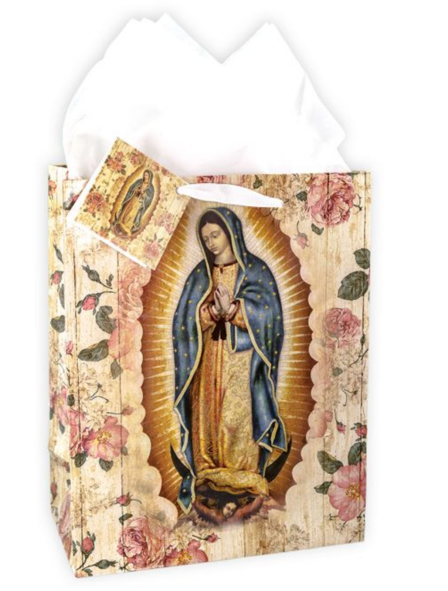 Our Lady Of Guadalupe Small Gift Bag – Celtic Cove Catholic Bookstore