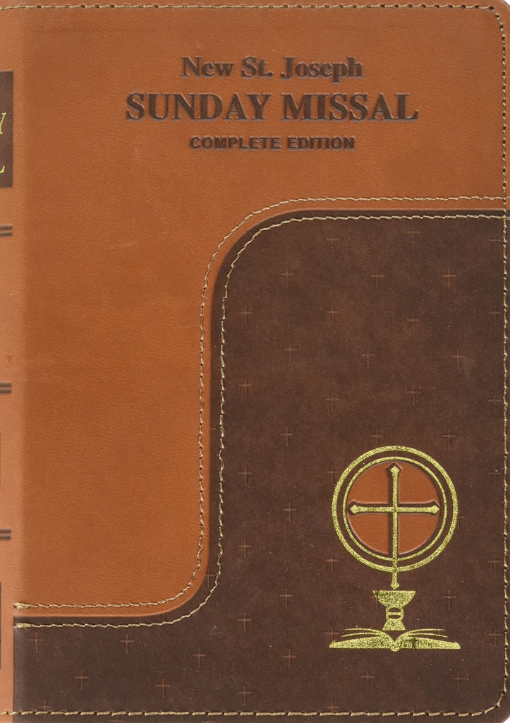 New St. Joseph Sunday Missal - Complete Edition - Two-Toned Brown - Boxed