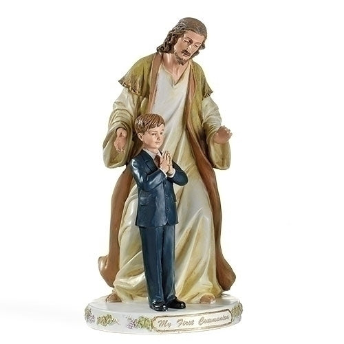 My First Communion Jesus with Praying Boy