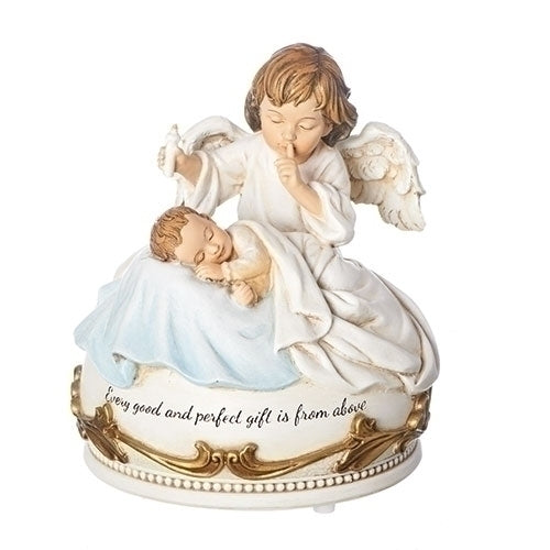 Hush-a-bye baby musical statue