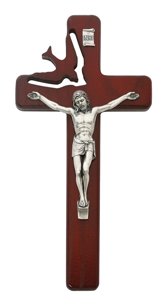 8" Cherry Holy Spirit Crucifix from McVan