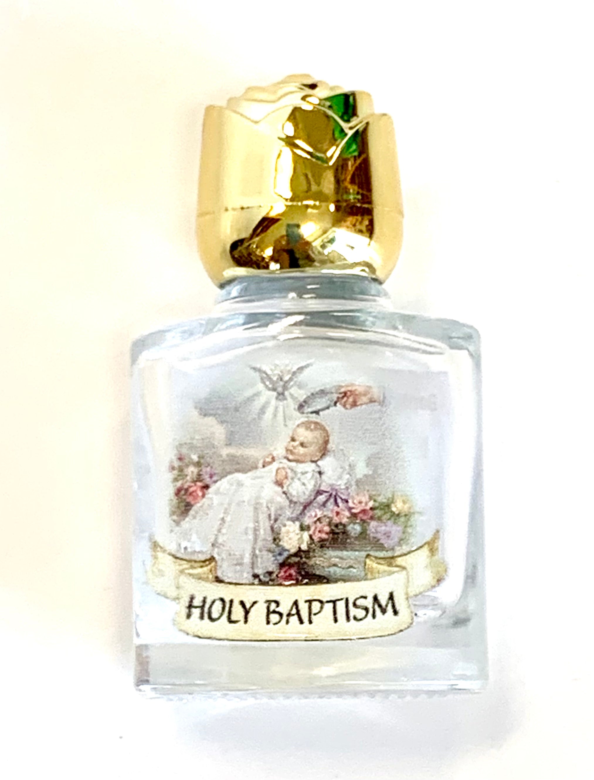 Toddmomy 4pcs Embossed Holy Water Bottle Set | Small Glass Bottles With Alloy Caps For Home & Travel