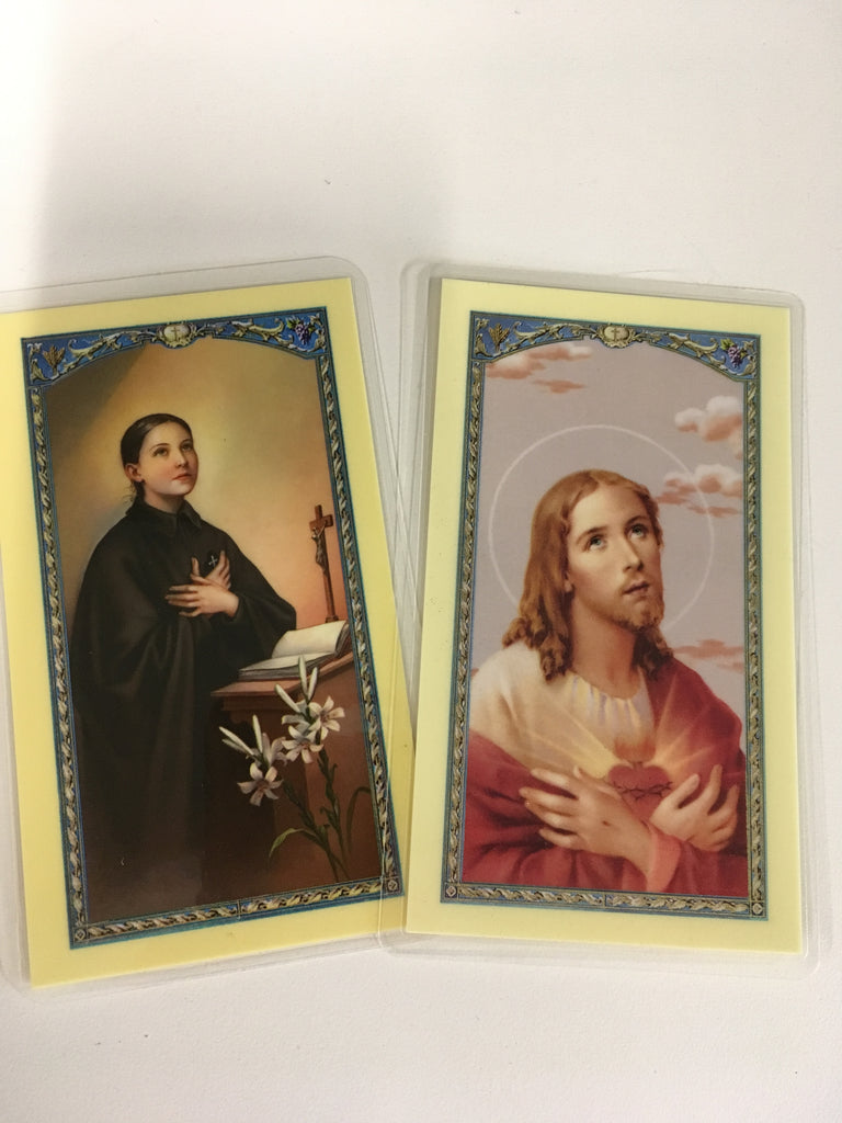 Holy Card, laminated, assorted