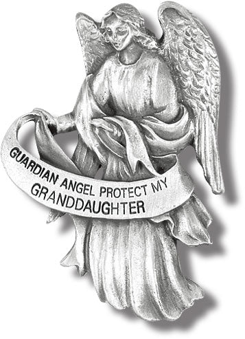 GUARDIAN ANGEL PROTECT MY GRANDDAUGHTER AUTO VISOR CLIP – Celtic Cove  Catholic Bookstore
