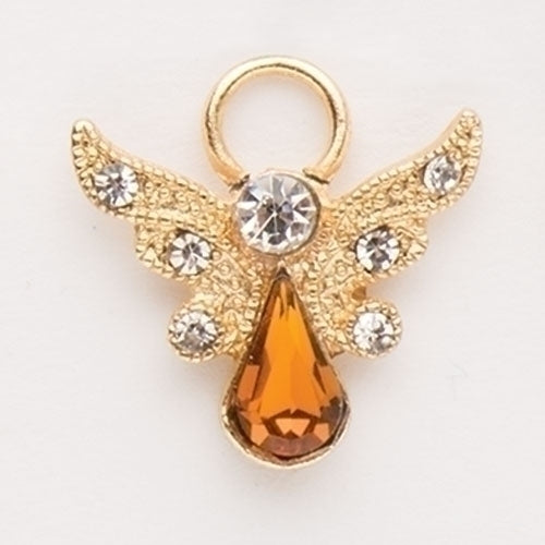 Birthstone Angel Pin with Wings, November