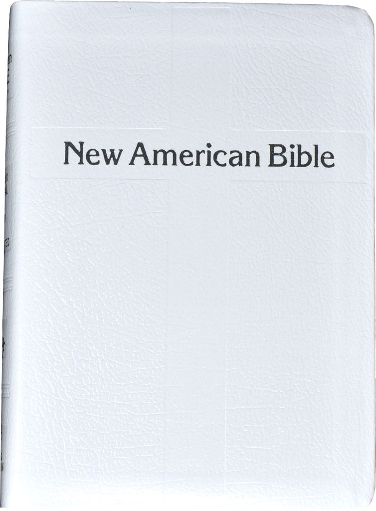 St. Joseph Edition of the New American Bible - Revised Edition - White Leather silver edges
