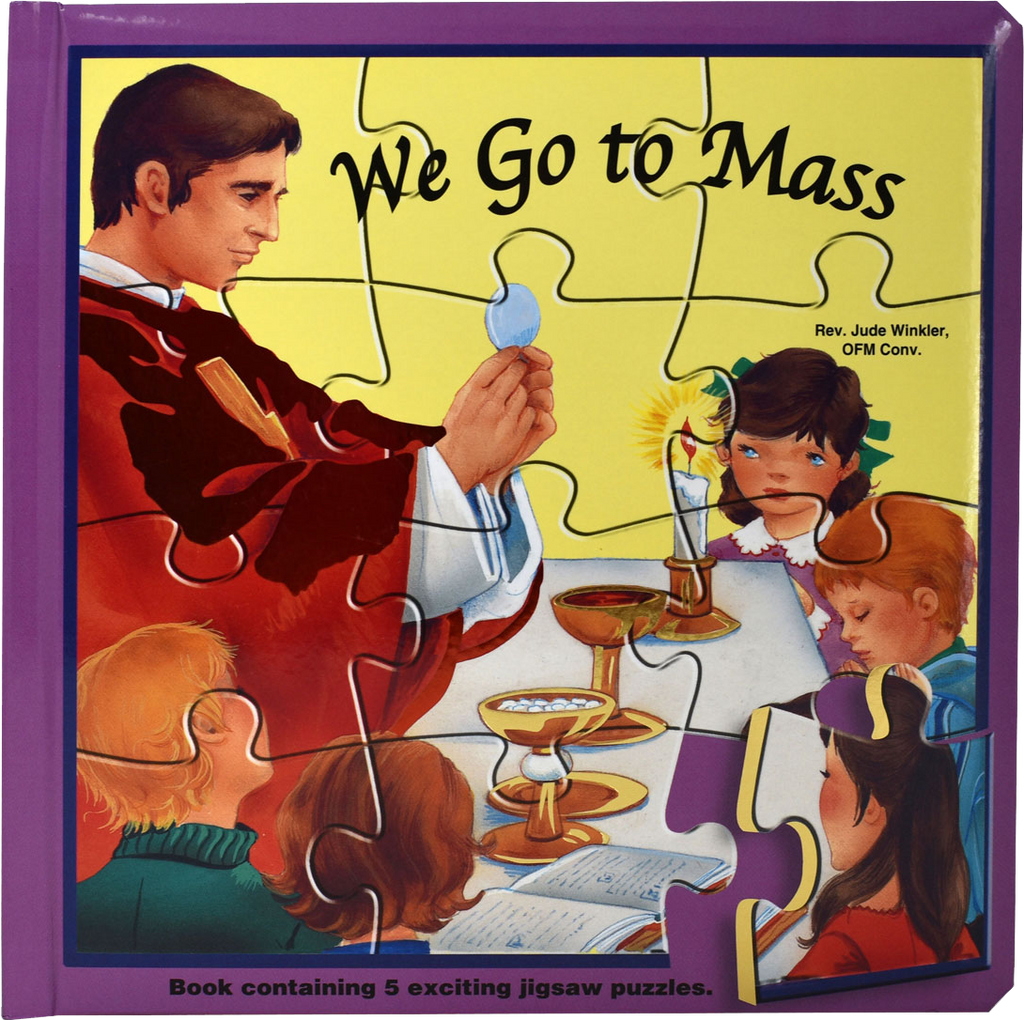 We Go to Mass, Puzzle Book, by Rev. Jude Winkler, OFM